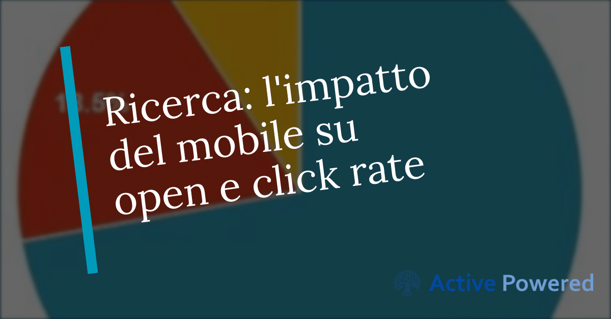 Ricerca: l'impatto del mobile su open e click rate