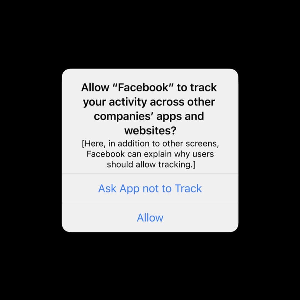 iOS 14 e Facebook: gli effetti del privacy update a distanza di 6 mesi - opt in di apple