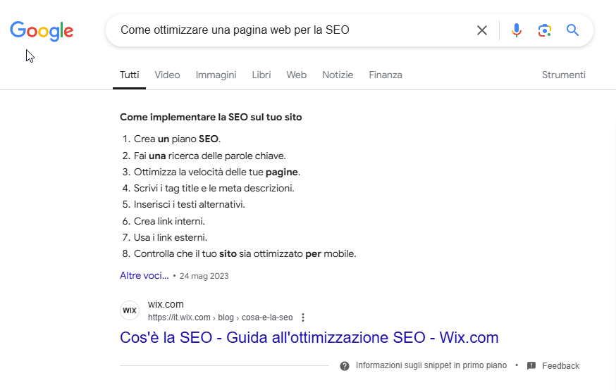 SEO intelligenza artificiale